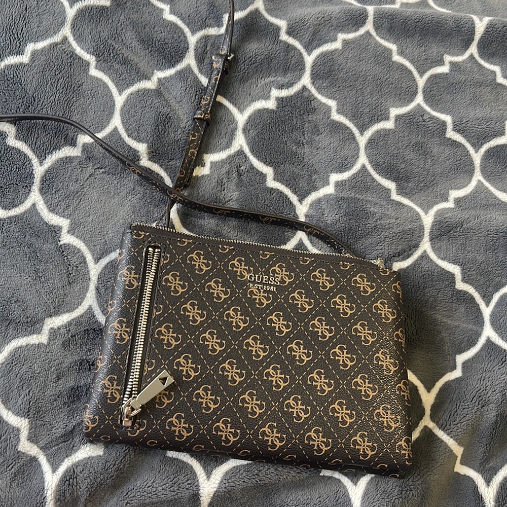 GUESS Naya Double Zip Crossbody